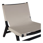 Rawlins Vegan Leather Upholstered Accent Chair in Taupe