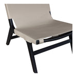 Rawlins Vegan Leather Upholstered Accent Chair in Taupe