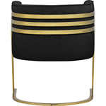 Rays Velvet Upholstered Accent Chair in Black