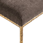 Reeves Chenille Fabric Upholstered Dining Side Chair in Brown