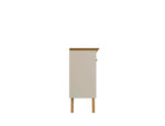 Yonkers 63" Sideboard in Off White and Natural