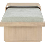 Arlington Chenille Fabric Upholstered Bench in Mint Green