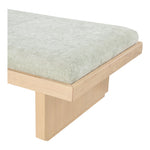 Arlington Chenille Fabric Upholstered Bench in Mint Green