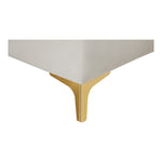 Naomi Velvet Upholstered Chair in Cream