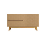 Yonkers 63" Sideboard in Off White and Natural