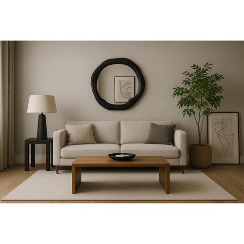 Armada Aluminum Mirror in Black