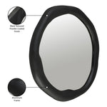 Armada Aluminum Mirror in Black