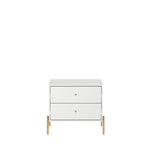 Jasper 25" Nightstand (2-Drawer) in White