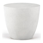 Reggio Concrete Indoor/Outdoor End Table in White