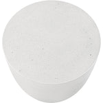 Reggio Concrete Indoor/Outdoor End Table in White