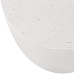 Reggio Concrete Indoor/Outdoor End Table in White