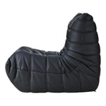 Relax Vegan Leather Upholstered Chair in Black