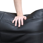 Relax Vegan Leather Upholstered Chair in Black