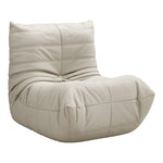 Relax Vegan Leather Upholstered Chair in Cream