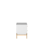 Jasper 25" Nightstand (2-Drawer) in White
