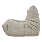 Relax Vegan Leather Upholstered Chair in Cream