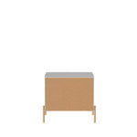 Jasper 25" Nightstand (2-Drawer) in White