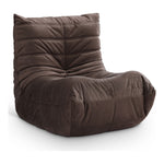 Relax Velvet Upholstered Chair in Brown