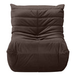 Relax Velvet Upholstered Chair in Brown