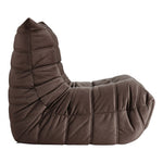Relax Velvet Upholstered Chair in Brown