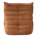 Relax Velvet Upholstered Chair in Cognac