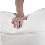 Relax Velvet Upholstered Chair in Cream