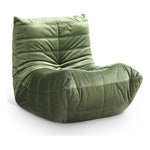 Relax Velvet Upholstered Chair in Green