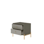 Jasper 25" Nightstand (2-Drawer) in Sage Gray