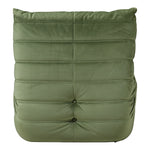 Relax Velvet Upholstered Chair in Green