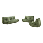 Relax Velvet Upholstered Chair in Green