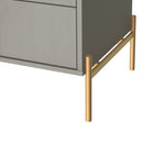 Jasper 25" Nightstand (2-Drawer) in Sage Gray