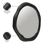 Armada Aluminum Mirror in Black