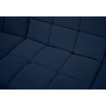 Relax 98" Velvet Upholstered 5pc. Modular Sectional in Navy