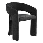 Rendition Fabric Upholstered Dining Chair in Black