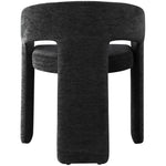 Rendition Fabric Upholstered Dining Chair in Black