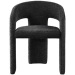 Rendition Fabric Upholstered Dining Chair in Black