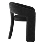 Rendition Fabric Upholstered Dining Chair in Black