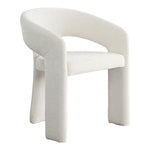 Rendition Fabric Upholstered Dining Chair in Cream