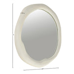 Armada Aluminum Mirror in Cream