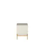 Jasper 25" Nightstand (2-Drawer) in Off White