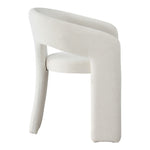 Rendition Fabric Upholstered Dining Chair in Cream