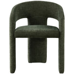 Rendition Fabric Upholstered Dining Chair in Green