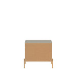 Jasper 25" Nightstand (2-Drawer) in Off White