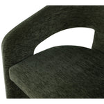 Rendition Fabric Upholstered Dining Chair in Green
