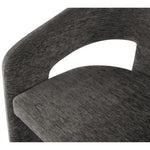 Rendition Fabric Upholstered Dining Chair in Grey