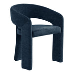 Rendition Fabric Upholstered Dining Chair in Navy