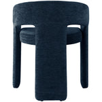 Rendition Fabric Upholstered Dining Chair in Navy