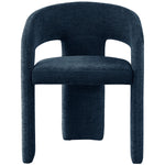 Rendition Fabric Upholstered Dining Chair in Navy