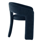 Rendition Fabric Upholstered Dining Chair in Navy