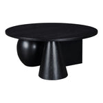 Revive Solid Wood And Oak Veneer Coffee Table in Black